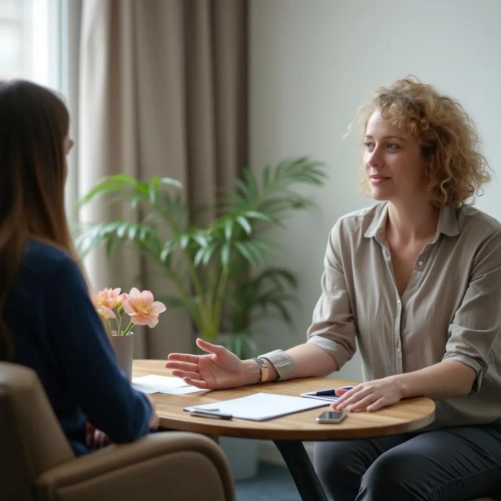 One-on-one coaching session